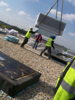 Roof terminal installation